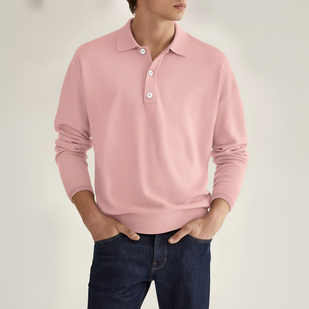 Langärmliges Poloshirt - Vincent