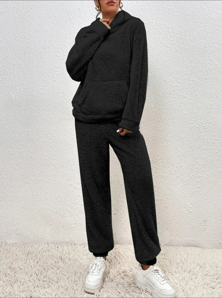 Langer Hoodie Mit Tasche -  Saskia