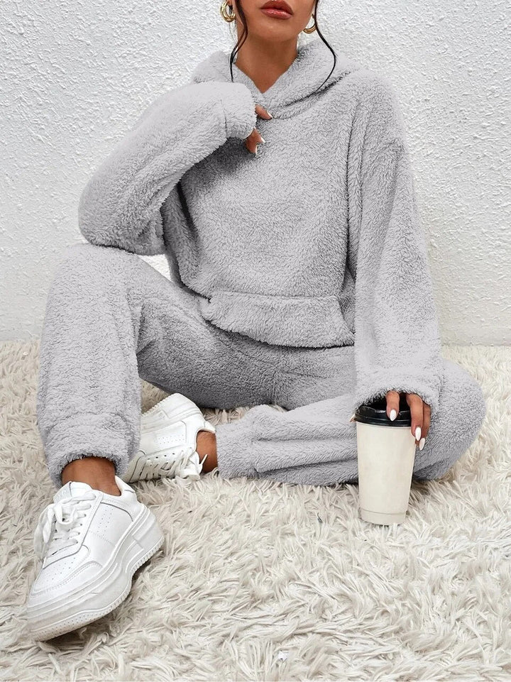 Langer Hoodie Mit Tasche -  Saskia
