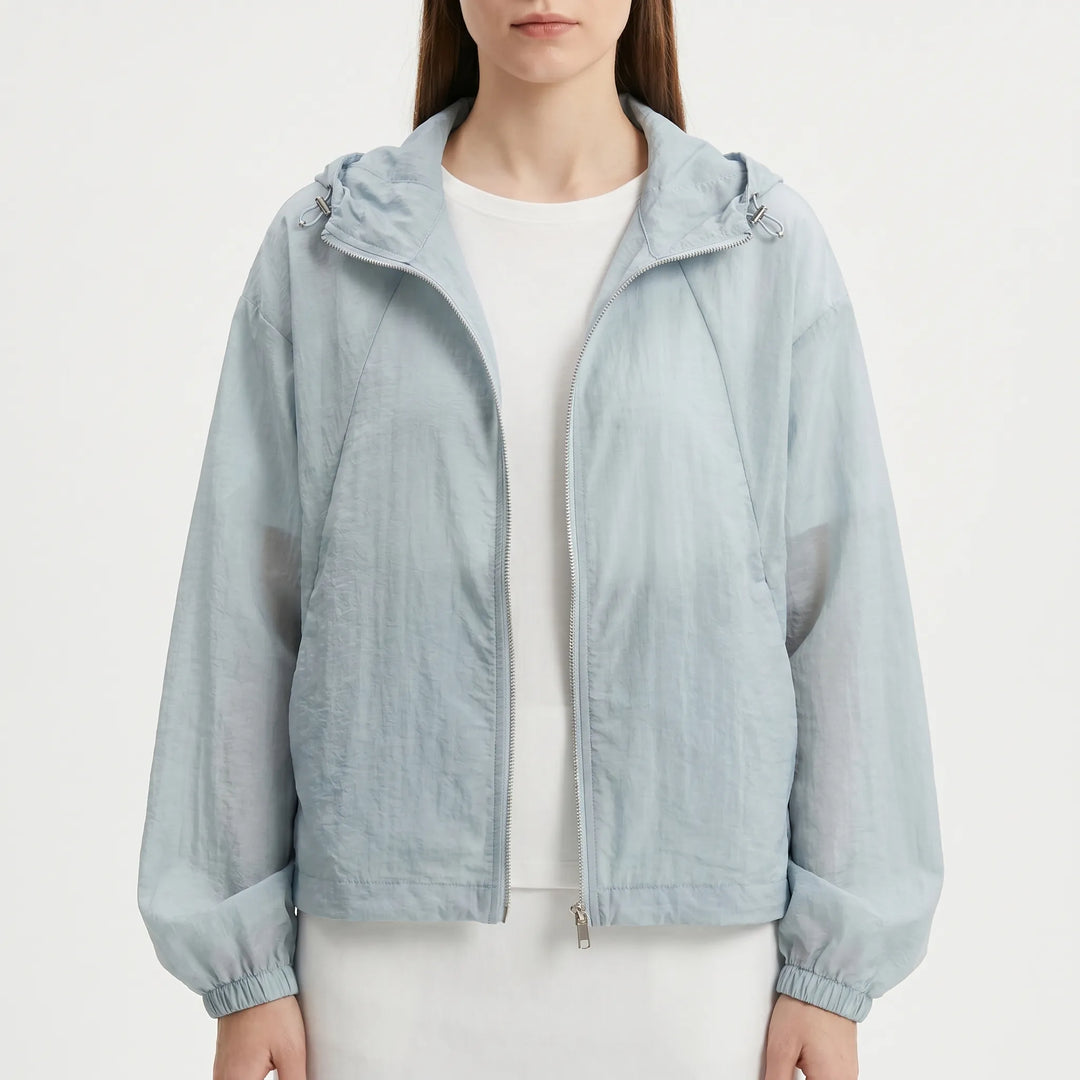 Lightweight Hooded Windbreaker -  Kathryn