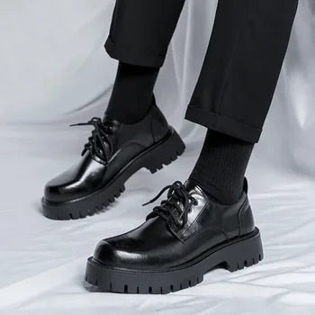 Stílusos Derby cipők vastag talppal - Ethan