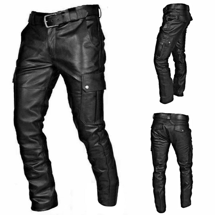 PU Tanuló Biker Nadrág Férfiaknak - Alex