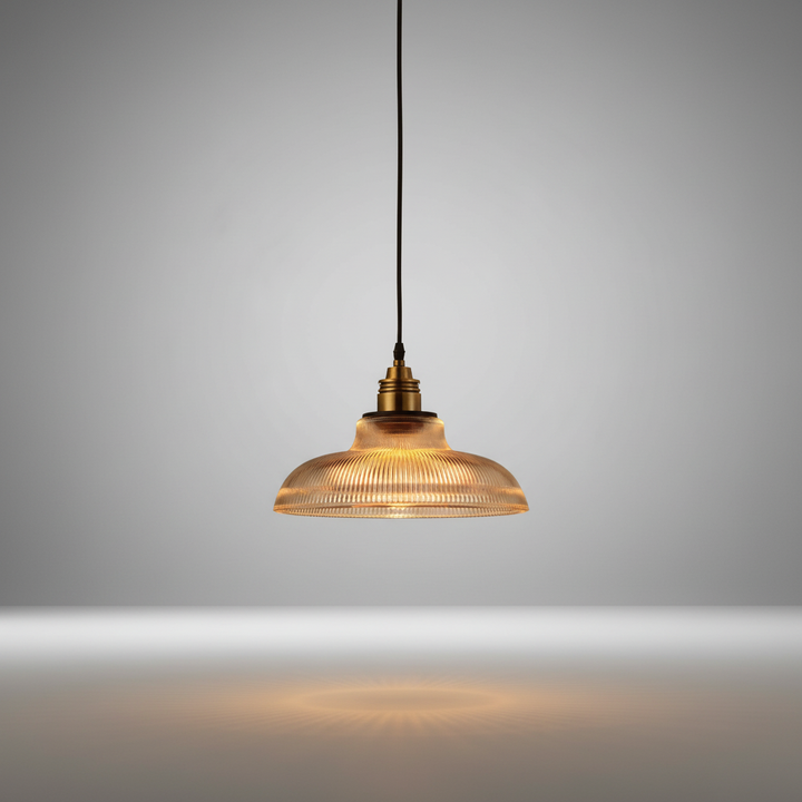 Metall Glas Pendelleuchte Modern - AmbiGlow