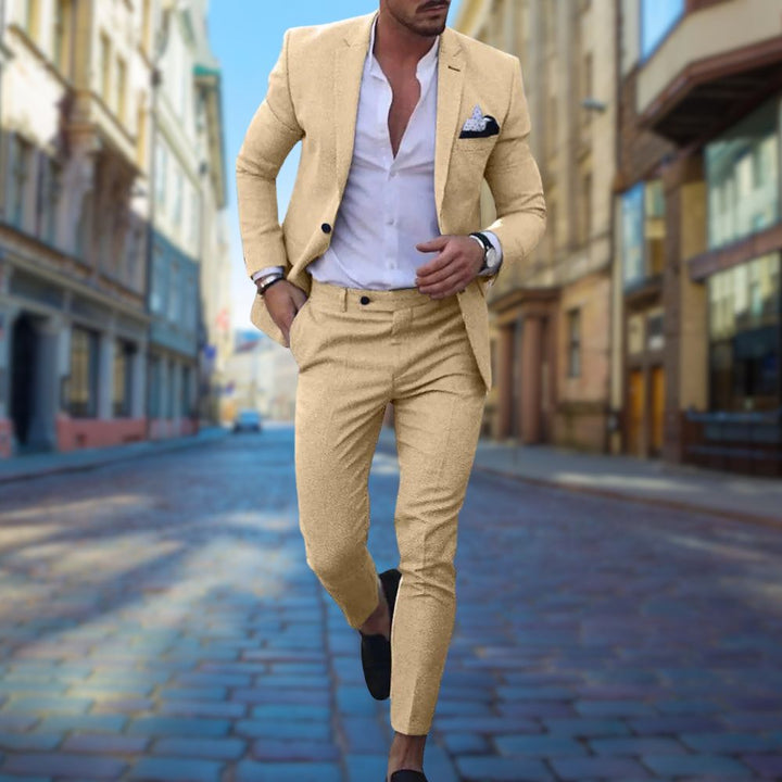 AA_Bad Conversion-Stílusos Slim Fit Férfiöltöny - Noah