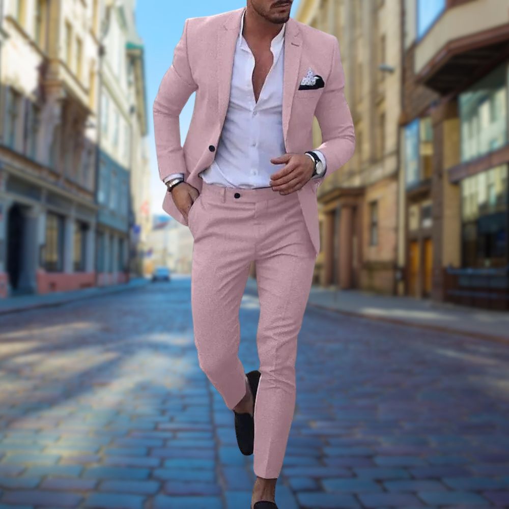 AA_Bad Conversion-Stílusos Slim Fit Férfiöltöny - Noah