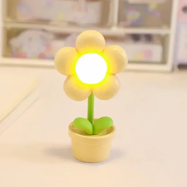 Kis Virág Nyugtató Asztali Lámpa - BlossomGlow