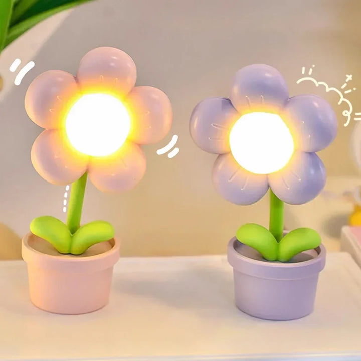 Kis Virág Nyugtató Asztali Lámpa - BlossomGlow