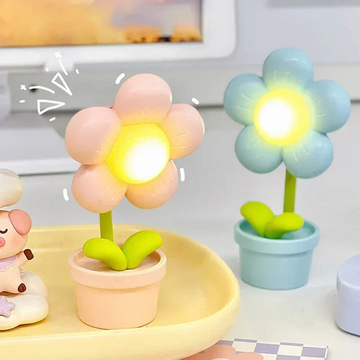 Kis Virág Nyugtató Asztali Lámpa - BlossomGlow
