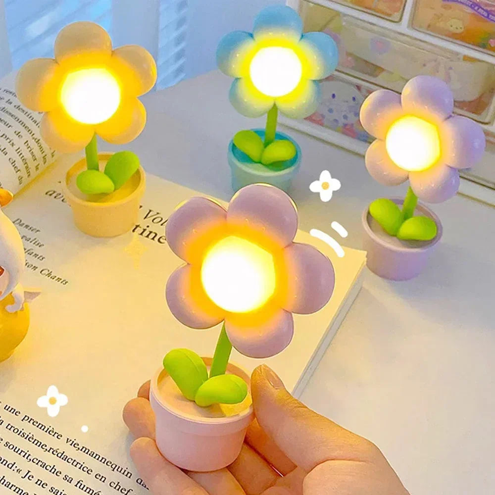 Kis Virág Nyugtató Asztali Lámpa - BlossomGlow