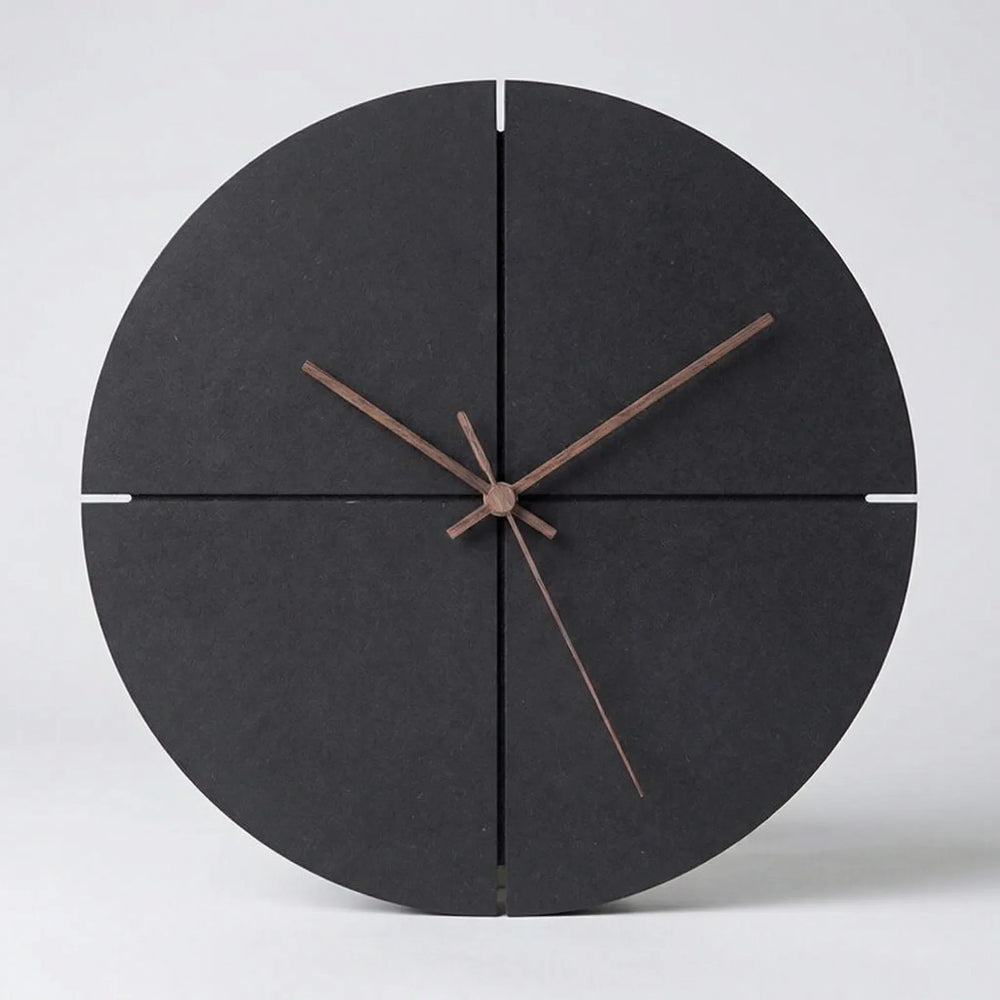 Minimalistische Runde Analoge Wanduhr - Veltara