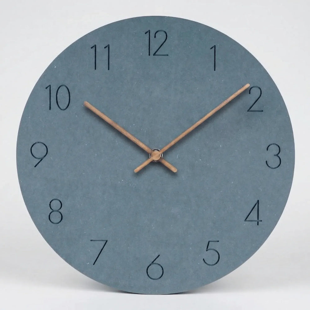 Minimalistische Runde Wanduhr - Nordellia