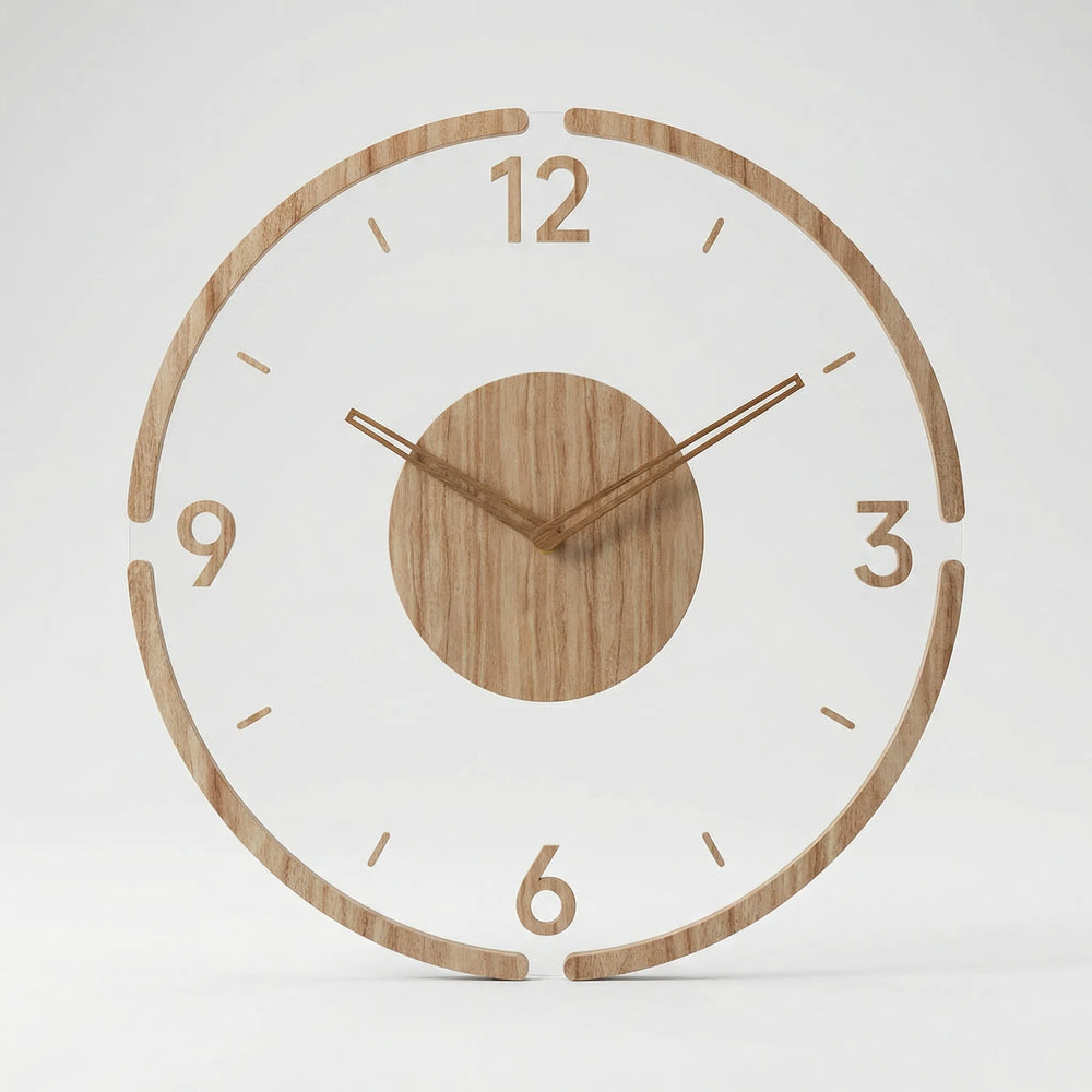 Minimalistische Runde Wanduhr - Nordrill