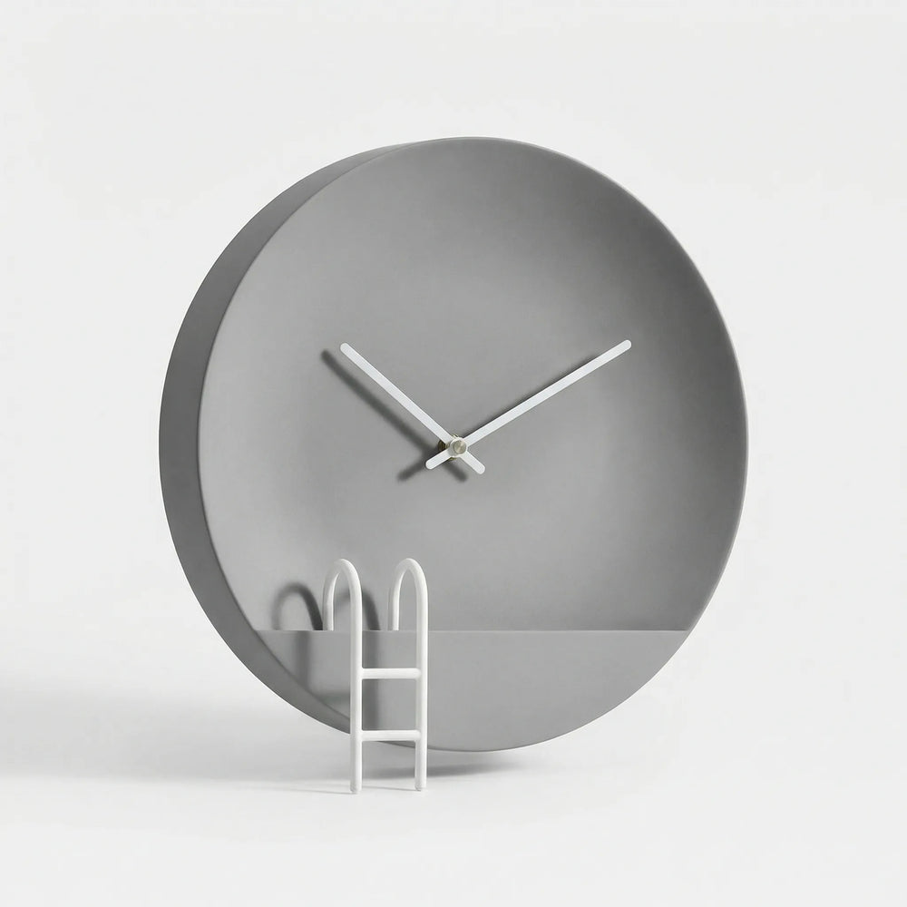 Minimalistische Runde Wanduhr - Poolora