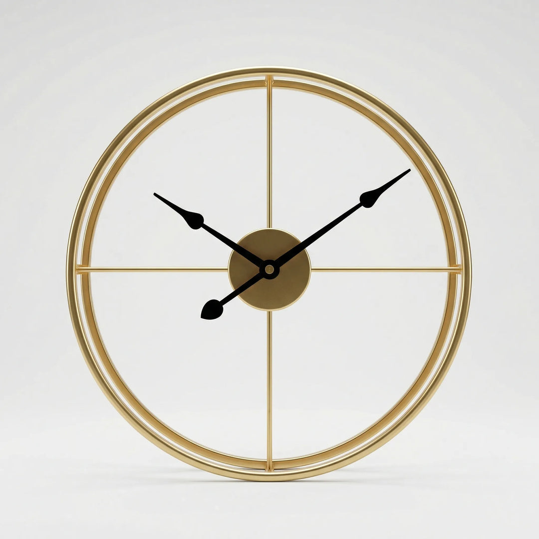 Minimalistische Runde Wanduhr - Skandara