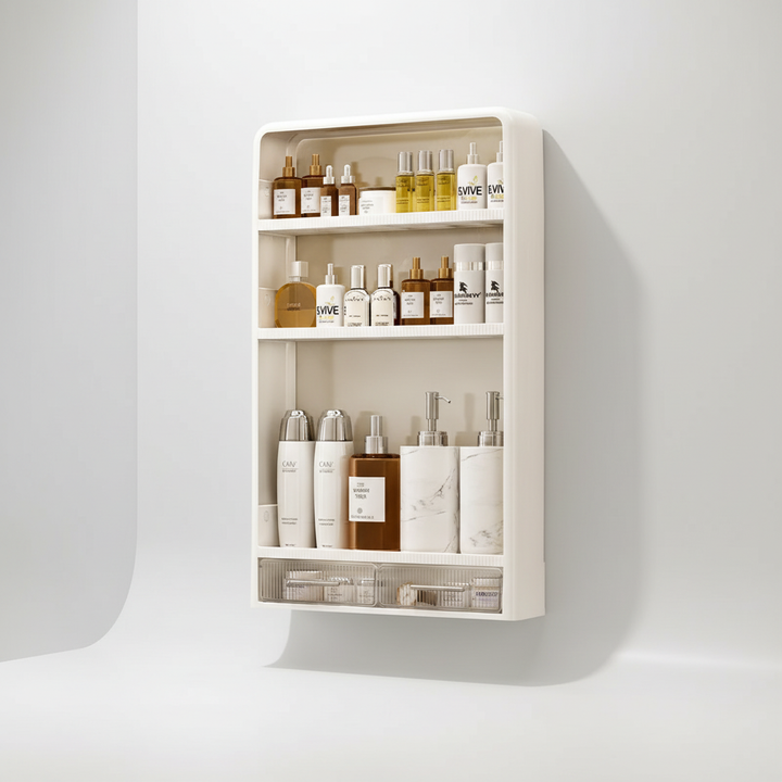 Minimalistisches Badregal Aus Kunststoff - SpaceTidy