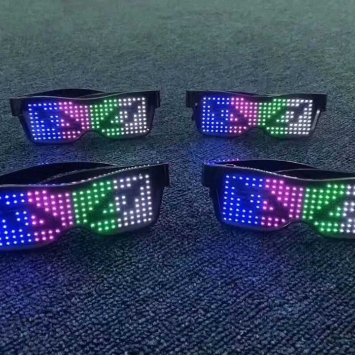 App-programozható LED ünnepi szemüveg - GlowBeat