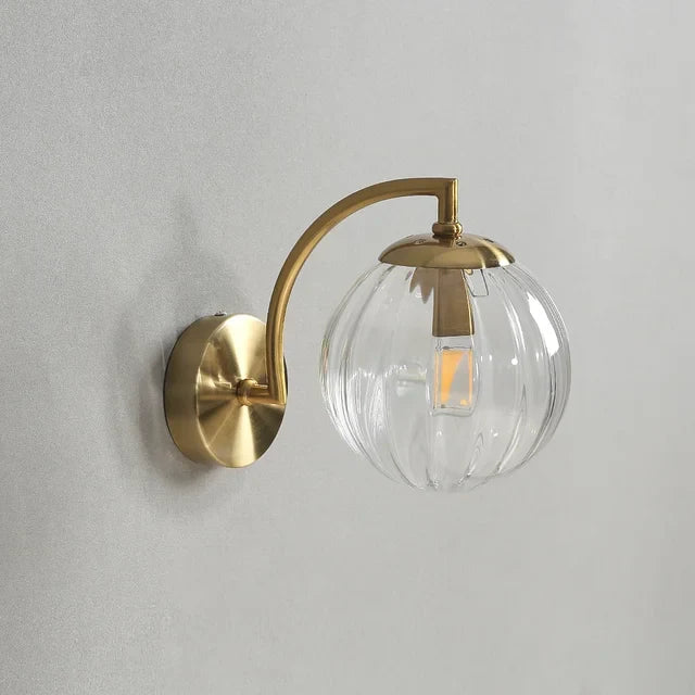 Luxus Modern üveg Fali Lámpa - CrystalGlow