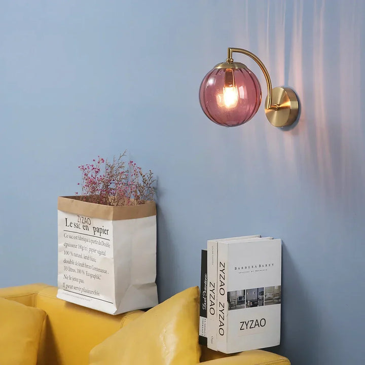 Luxus Modern üveg Fali Lámpa - CrystalGlow