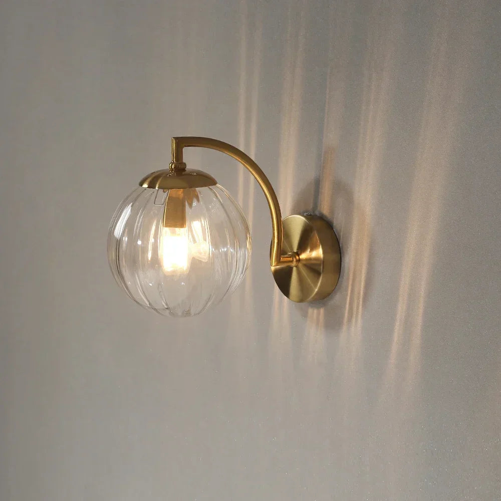 Luxus Modern üveg Fali Lámpa - CrystalGlow