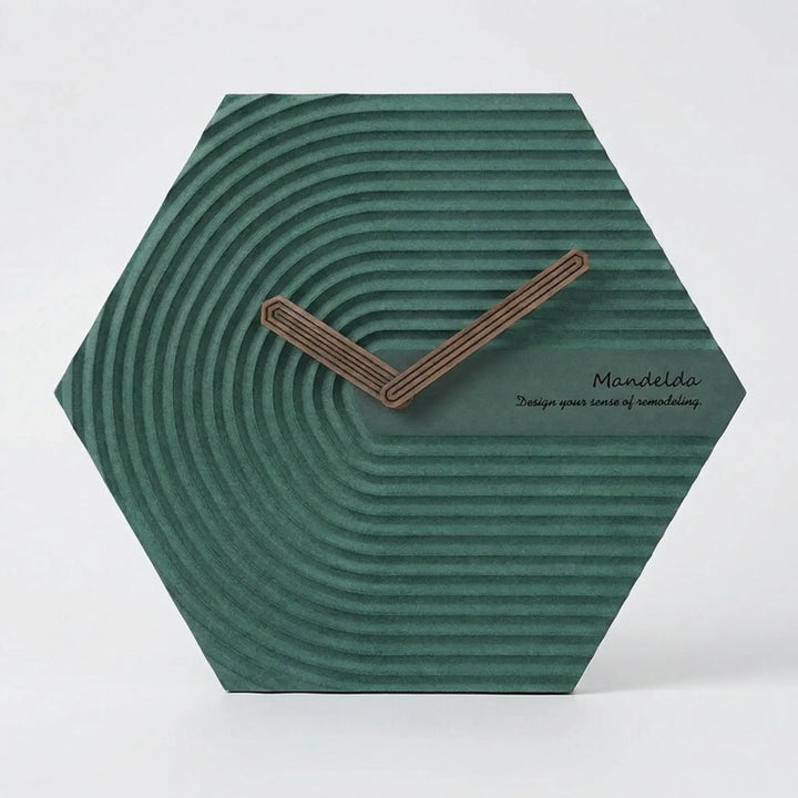 Moderne Sechseckige Wanduhr - HexaPulse