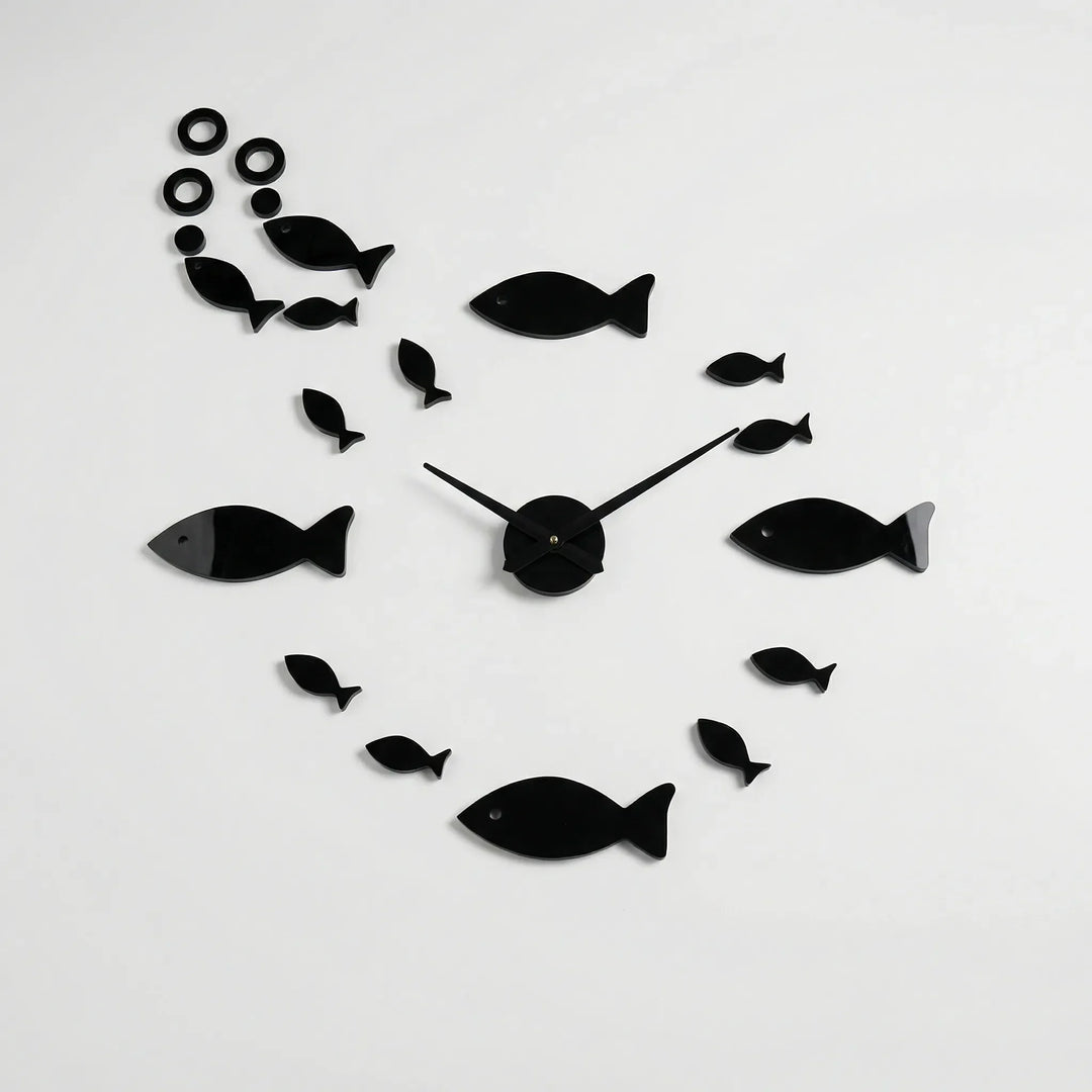 Moderne Spiegel-Wanduhr - Miraflow
