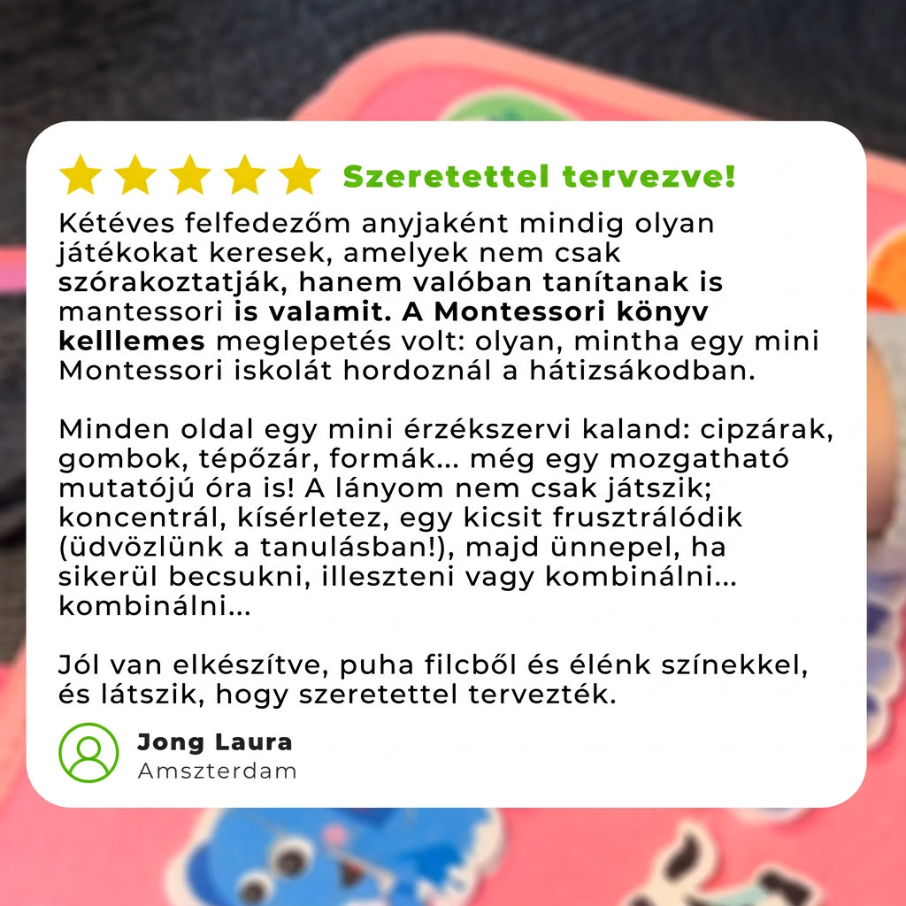 Montessori tanulókönyv – A gyerekek önállóságának fejlesztése