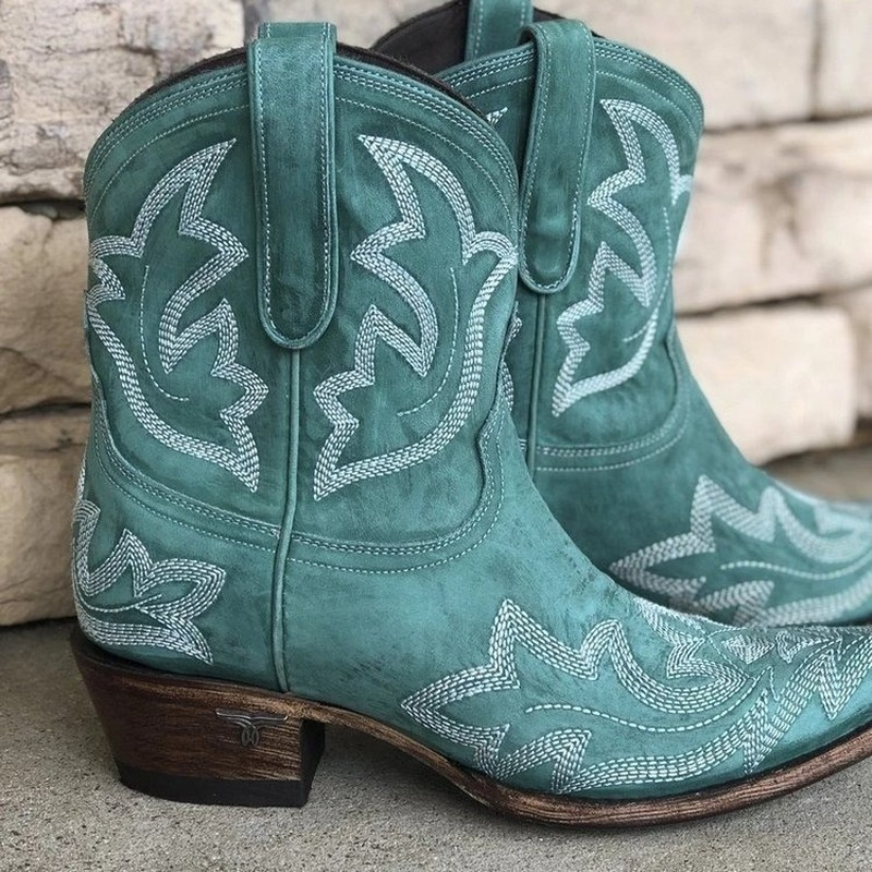 Hímzett bőr cowboycsizmák – Dakota őszi kiadás