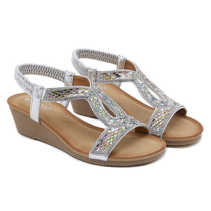 Luxus Női Szandál Wedge Sarokkal – Celeste