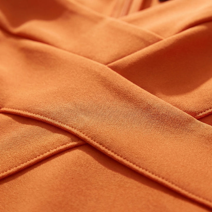 Off Shoulder V Ausschnitt Kleid - Jill