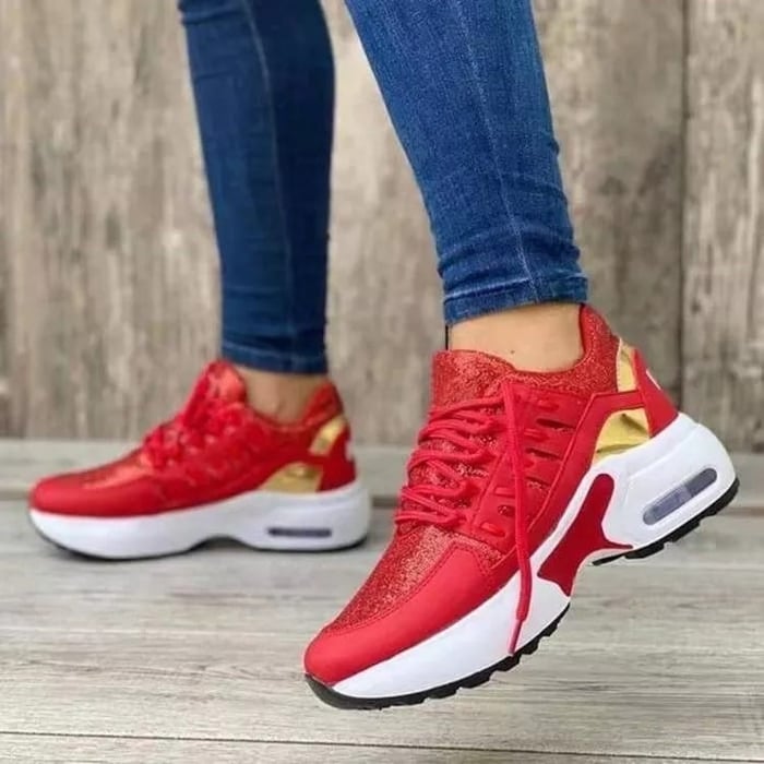 Orthopaedic Trainer With A Thick Cushioned Sole - Katherine