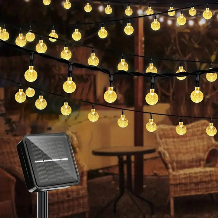 Fenntartható LED fényfüzér - SolarGlow