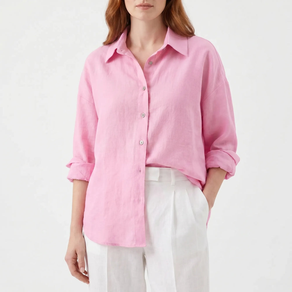 Oversized Button-Down Shirt -  Maureen