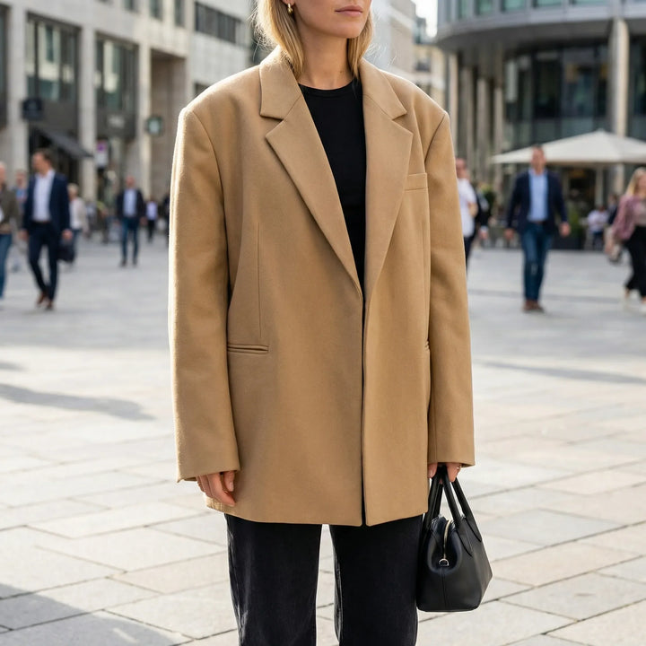 Oversized Damenblazer Mit Klarer Silhouette - Alexia