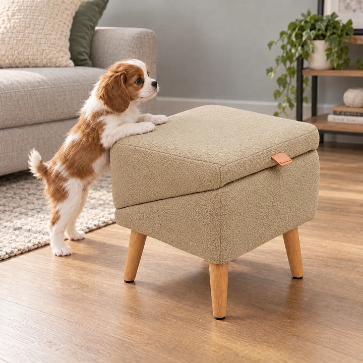 Pet Stair Stool - Foldable Foam Steps for Sofas & Beds