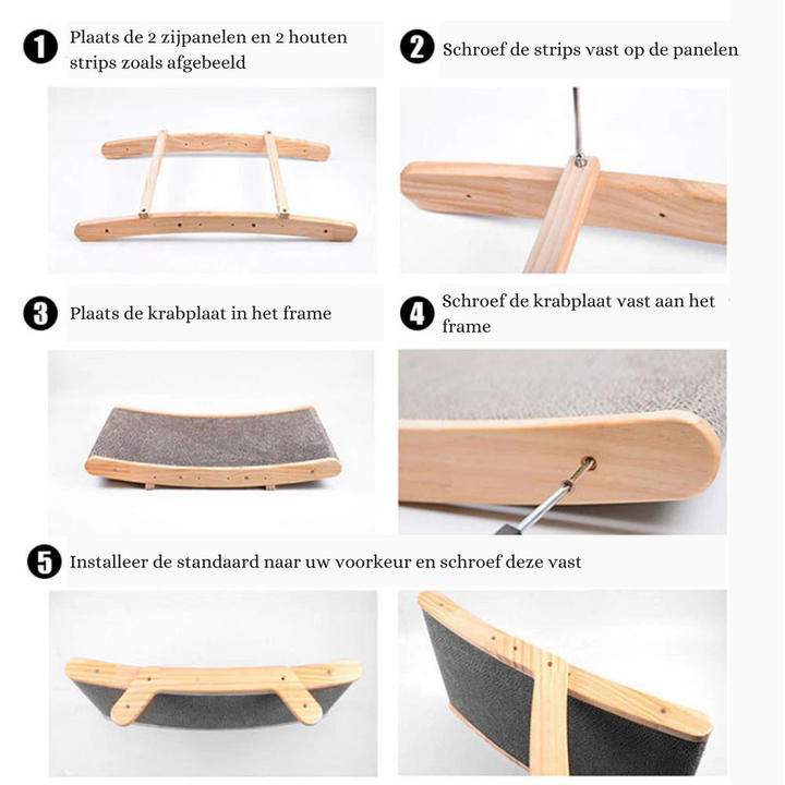 Dé 3-in-1 Macska Kaparófa és Fekvőszék - ClawLounge™