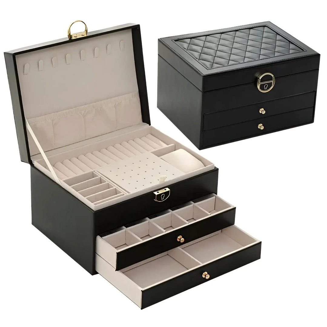 Luxus Többrétegű Ékszeres Doboz - EleganceBox