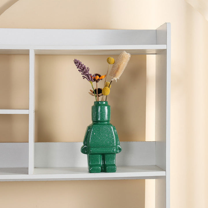 Robot Virágcserép Kerámiából - BrickBotanica