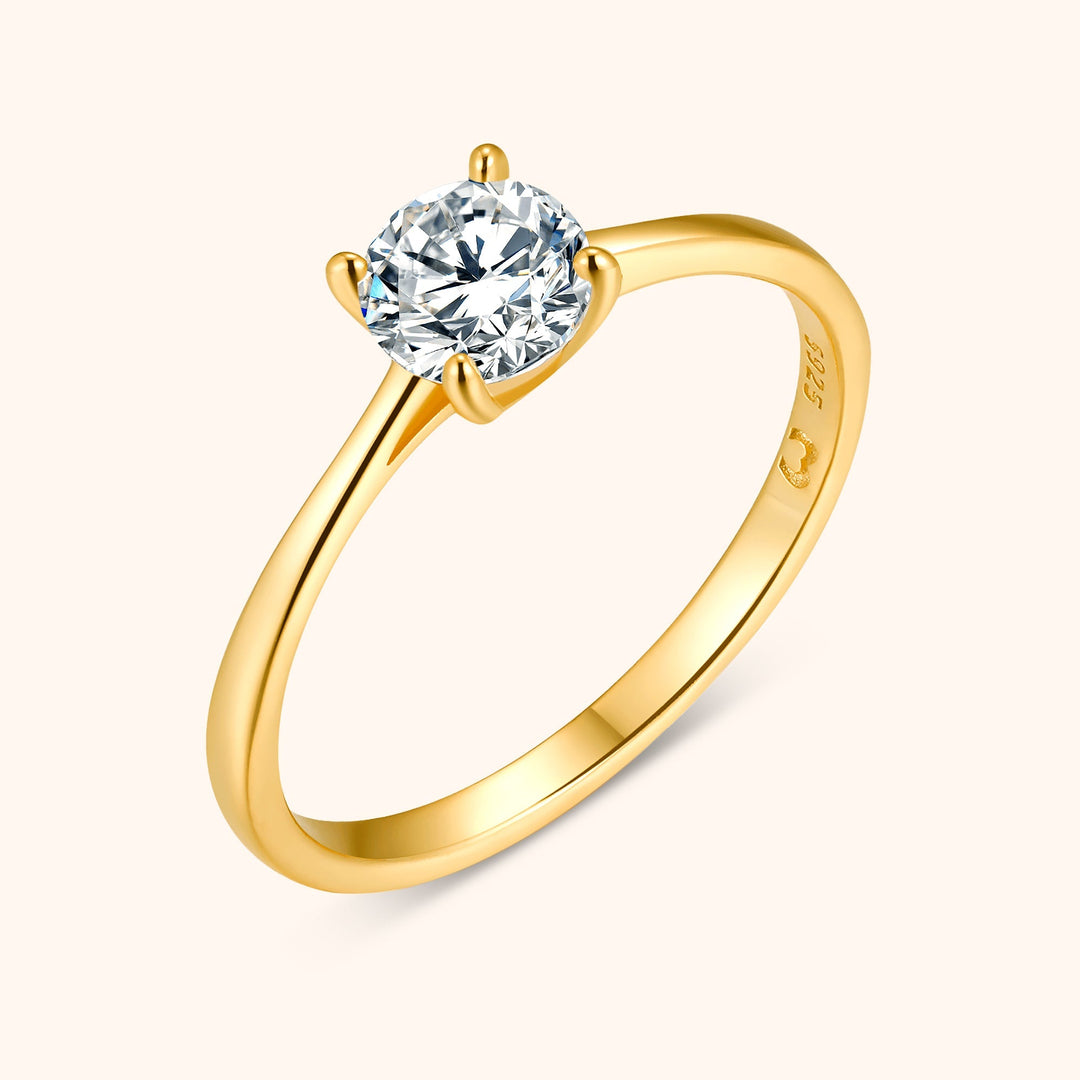 Solitaire Zirkonia Gyűrű - Elena