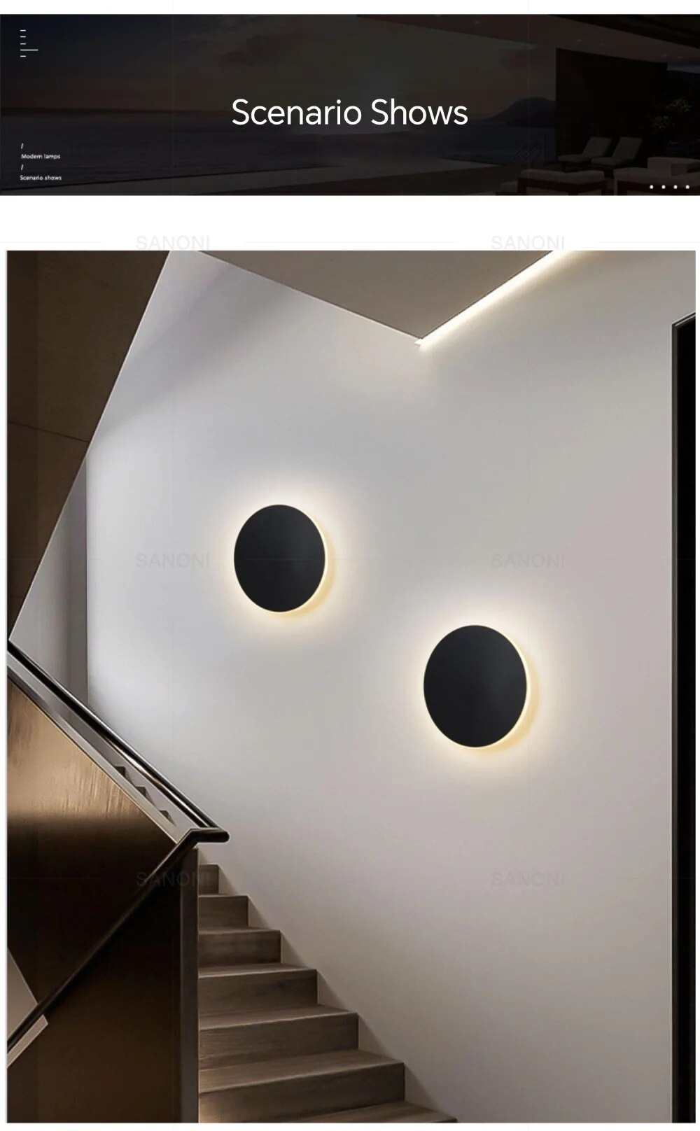 Modern LED fali lámpa – Lumeo