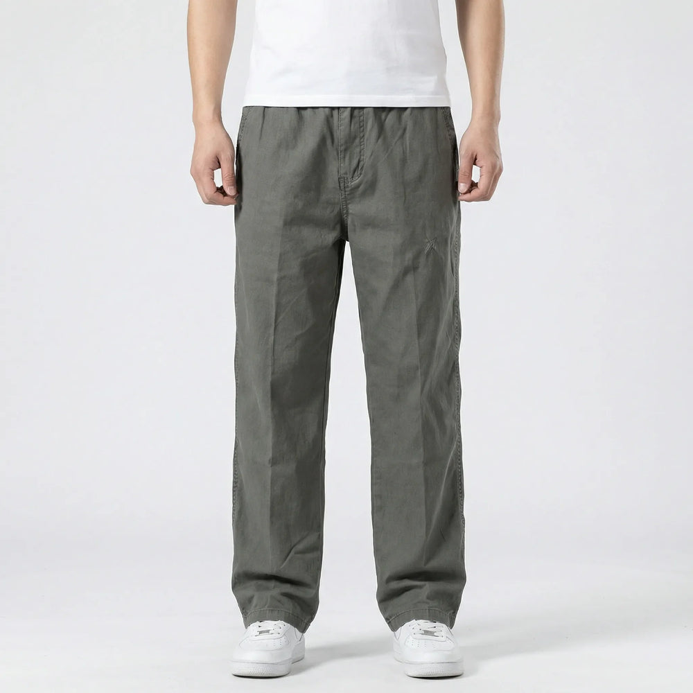 Rechte Cargobroek Met Elastische Taille - Freddie