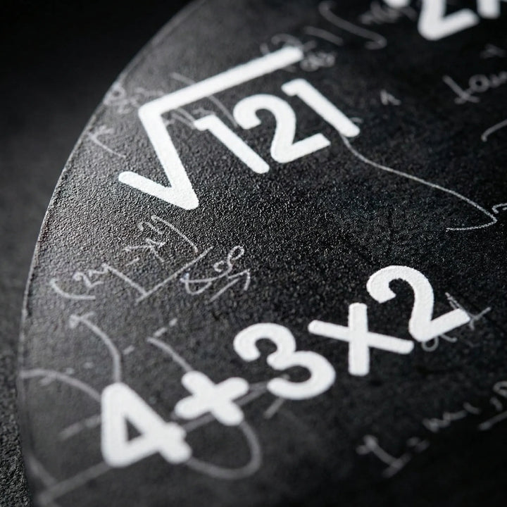 Runde Motiv-Wanduhr - NumeriClock