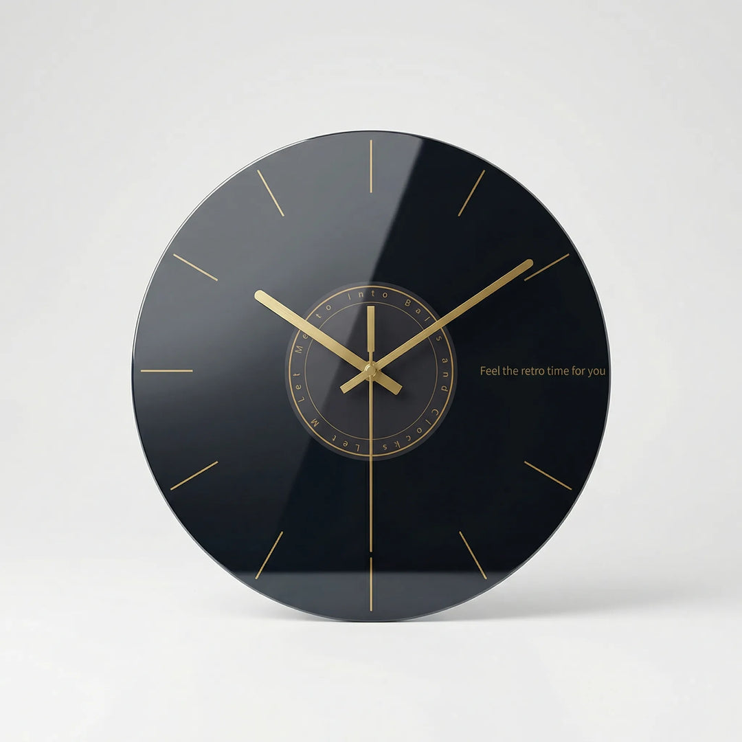 Runde Wanduhr Mit Weltraum-Motiv - Orbitara