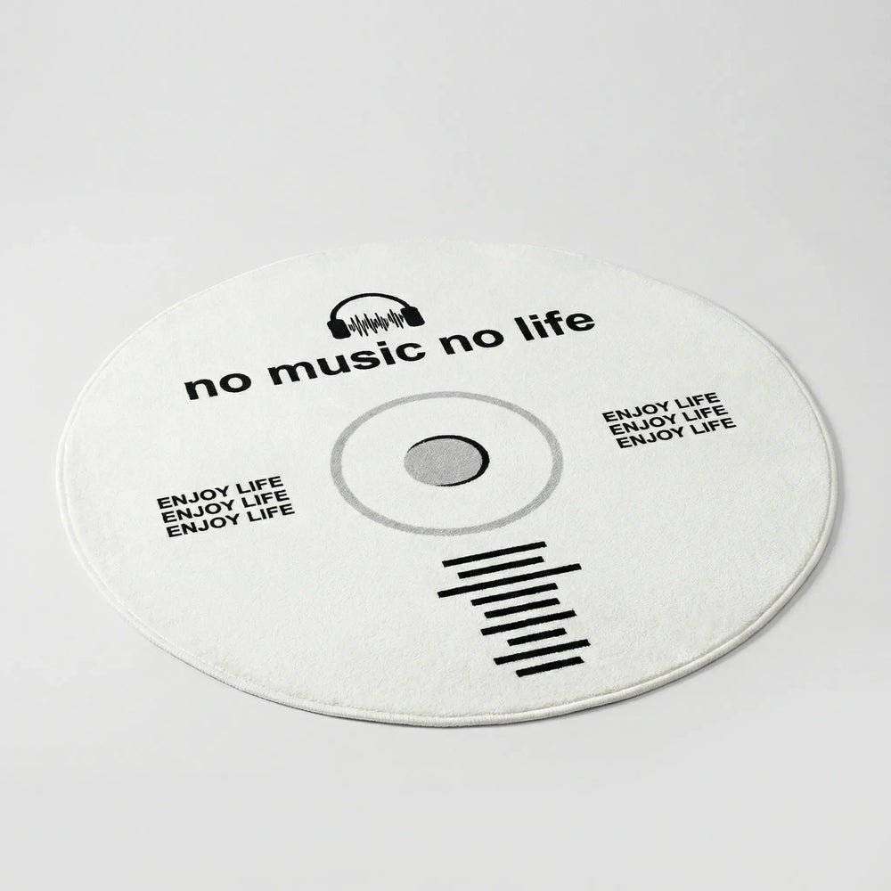 Runder Schallplatten-Teppich - Groovette