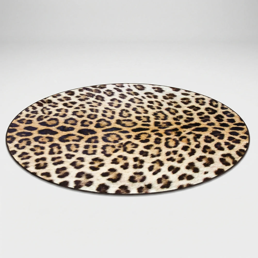 Runder Teppich Mit Muster - Leopurex