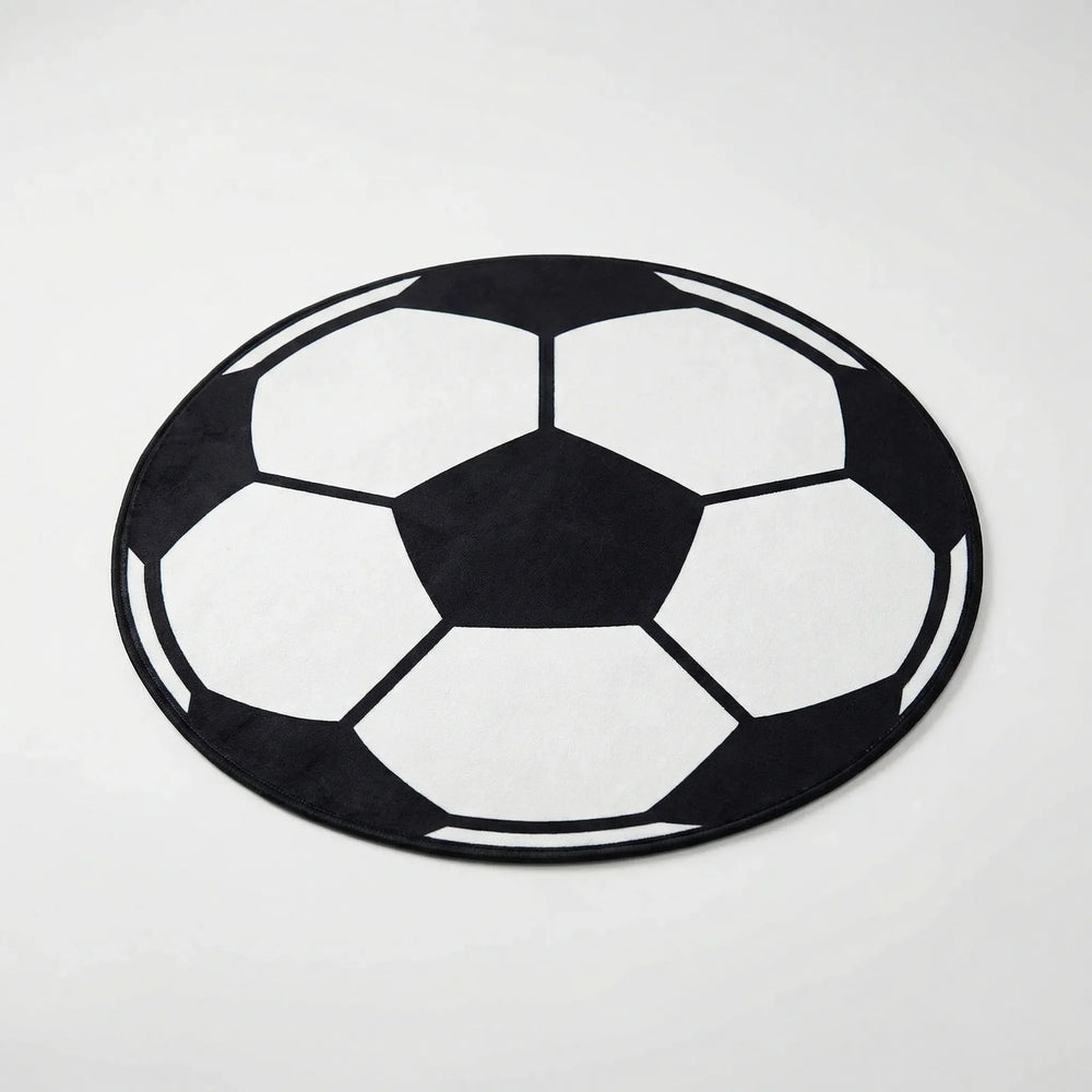 Runder Teppich Mit Sportmotiv - Kickora