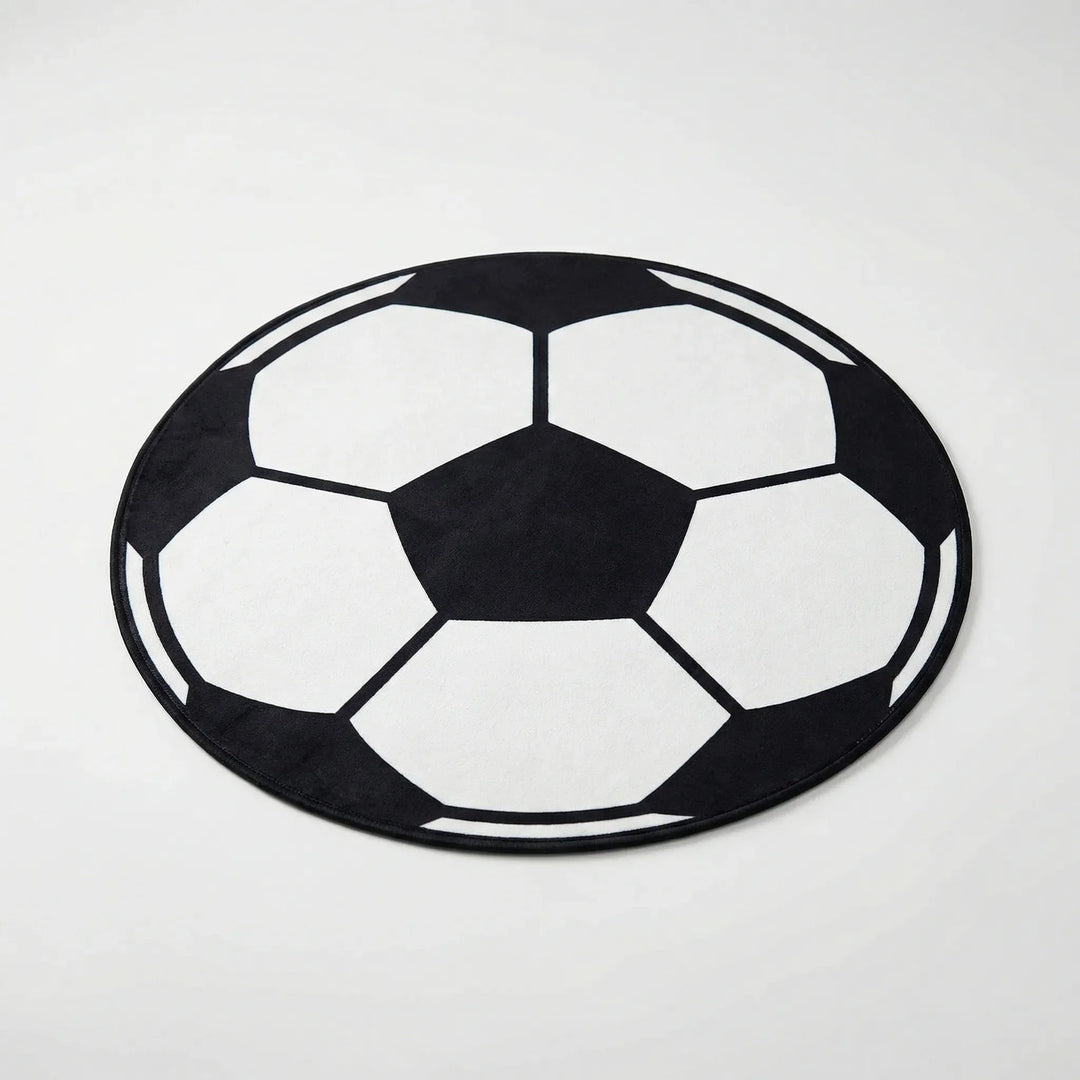 Runder Teppich Mit Sportmotiv - Kickora