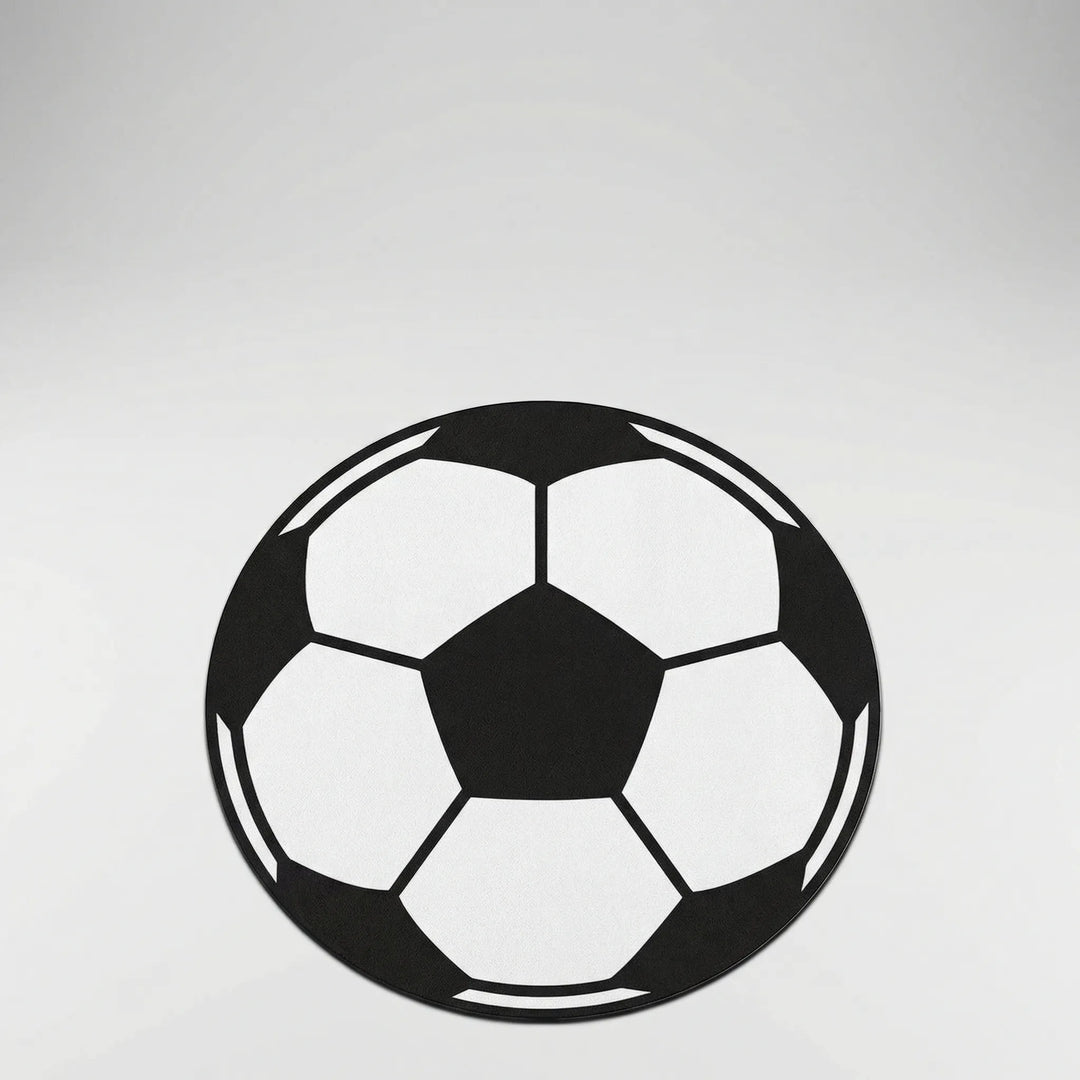 Runder Teppich Mit Sportmotiv - Kickora