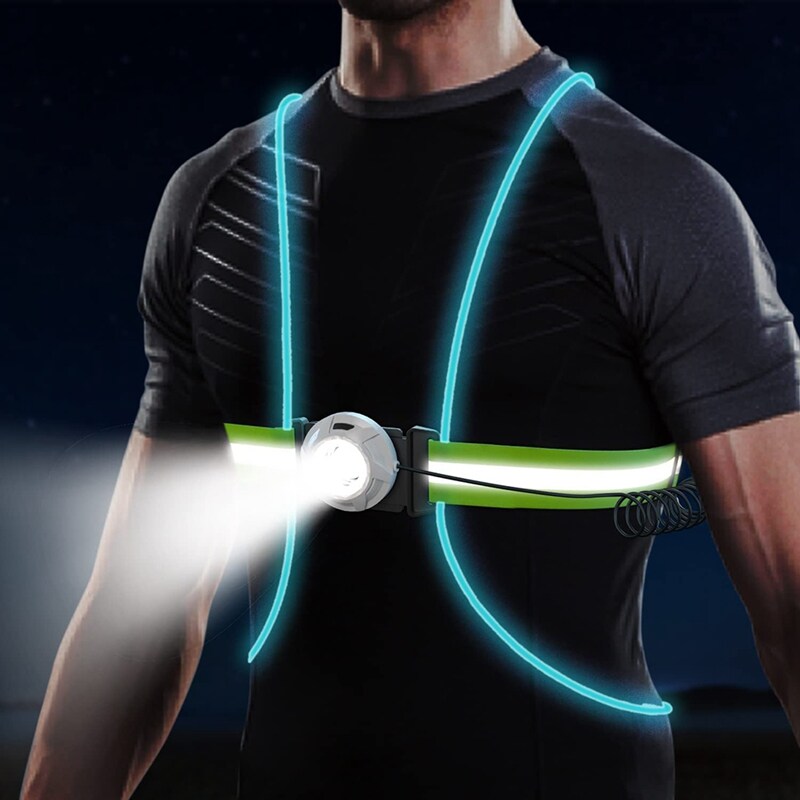 LED Biztonsági Mellény Futáshoz - ReflectSafe