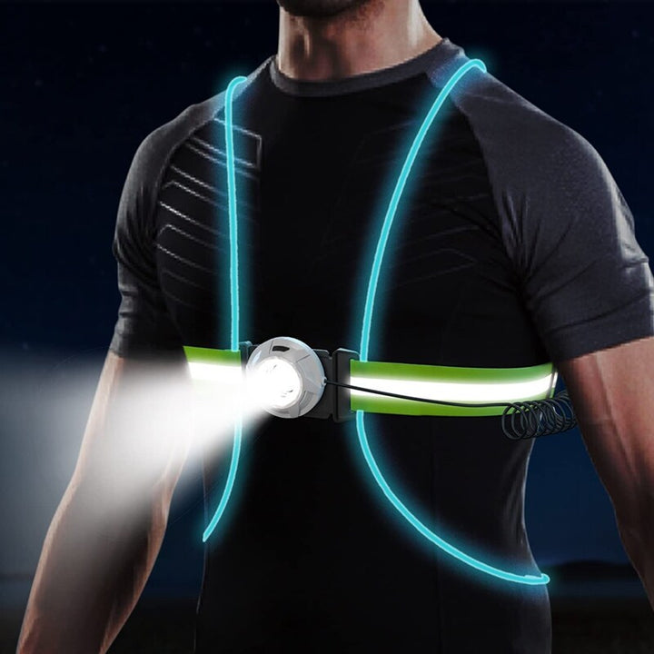 LED Biztonsági Mellény Futáshoz - ReflectSafe
