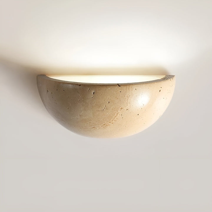 Félkör alakú LED Wabi-Sabi Fali Lámpa - ZenGlow